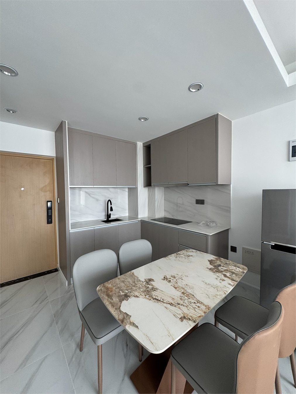Contemporary Furnished One Bedroom Residence interior at The Pinnacle Residence in Phnom Penh